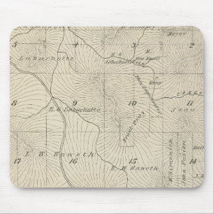 T23S R29E Tulare County Section Map Mouse Mat
