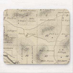 T24S R28E Tulare County Section Map Mouse Mat