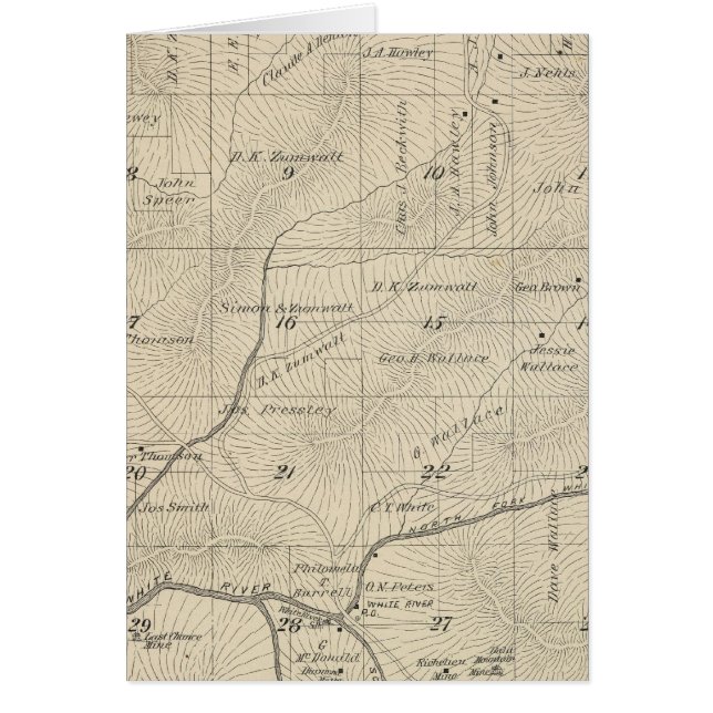 T24S R29E Tulare County Section Map (Front)