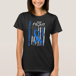 T2 Husband Type 2 Diabetes Awareness American Flag T-Shirt