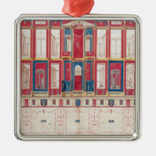 T31456 Study of a Roman Fresco, 1775 (w/c, gouache Metal Tree Decoration