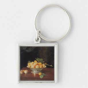 T32176 Still Life of Peaches, c.1700 Key Ring