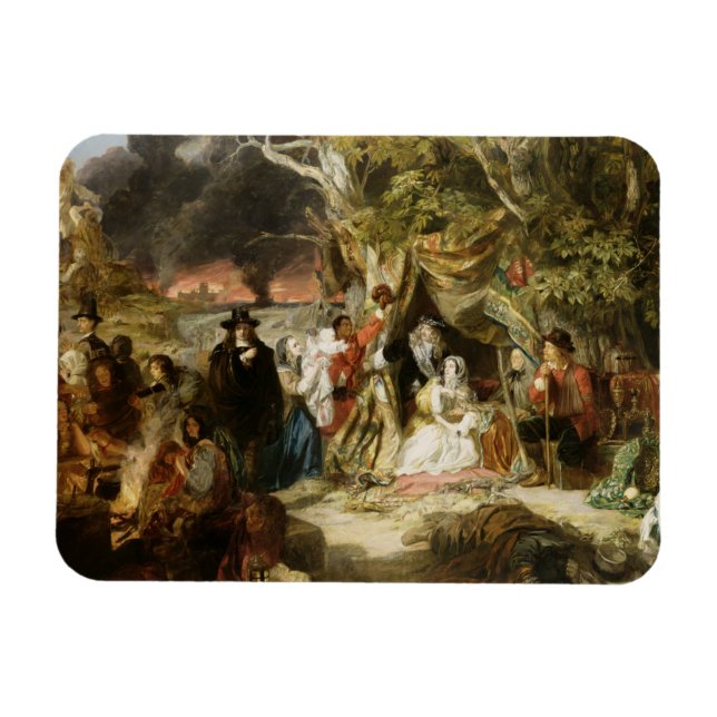 T32191 Highgate Fields During the Great Fire of Lo Magnet (Horizontal)