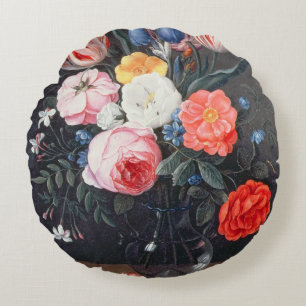 T32511 Still Life of Flowers in a Vase, 1661 (see Round Cushion