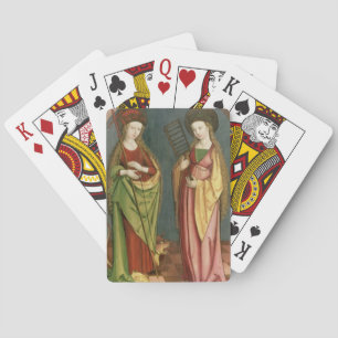 T32982 St. Margaret of Antioch and St. Faith, c.15 Playing Cards