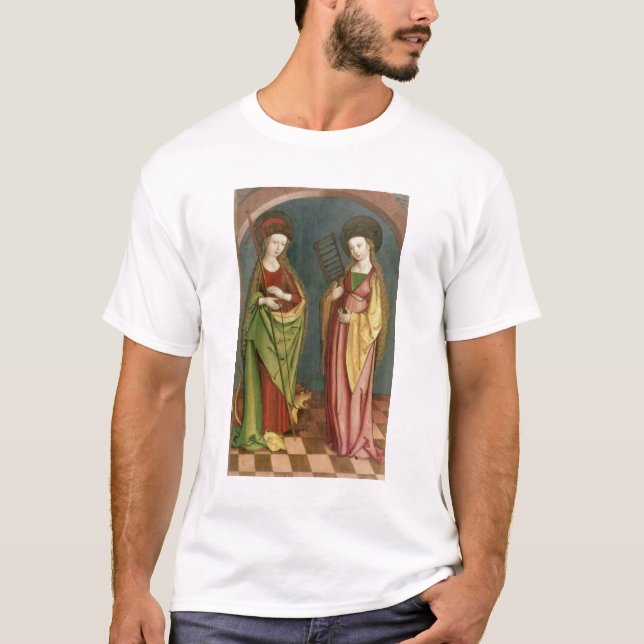 T32982 St. Margaret of Antioch and St. Faith, c.15 T-Shirt (Front)