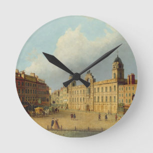 T33449 Northumberland House, Charing Cross (board) Round Clock