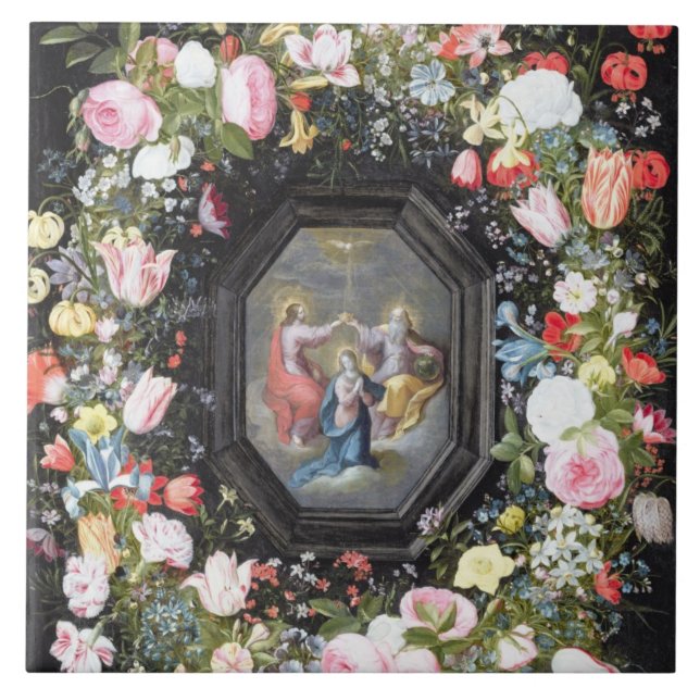 T33453 The Coronation of the Virgin surrounded by Tile (Front)