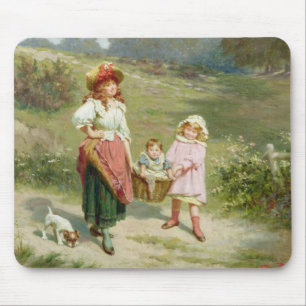 T33572 To Market, To Buy a Fat Pig Mouse Mat