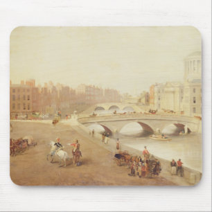T34018 The River Liffey and the Law Courts, Dublin Mouse Mat