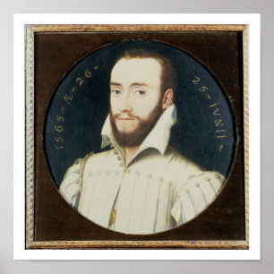 T34055 Portrait of a Bearded Gentleman, Aged 26, 1 Poster