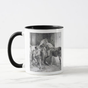 T34894 The English Farrier, 1822 (litho) Mug