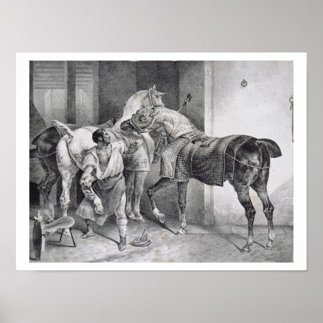T34894 The English Farrier, 1822 (litho) Poster (Front)