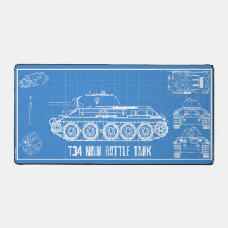 t34 desk mat
