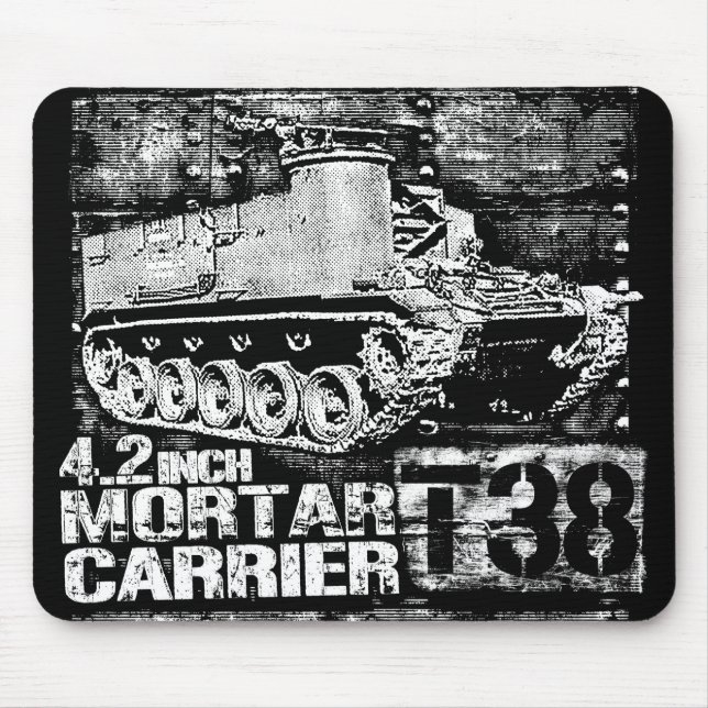T38 4.2 inch Mortar Carrier Mouse Mat (Front)
