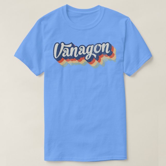 T3 Vanagon Retro 80s Bulli Bus  T-Shirt (Design Front)