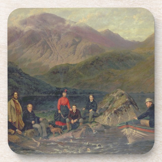 T7833 Fishing at Haweswater Coaster (Front)