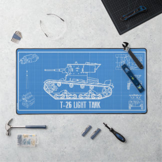 T-26 tank mouse pad