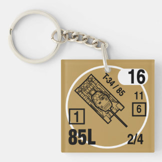 T-34/85 Keychain Fob