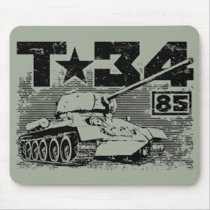 T-34-85 Soviet medium tank Mouse Mat