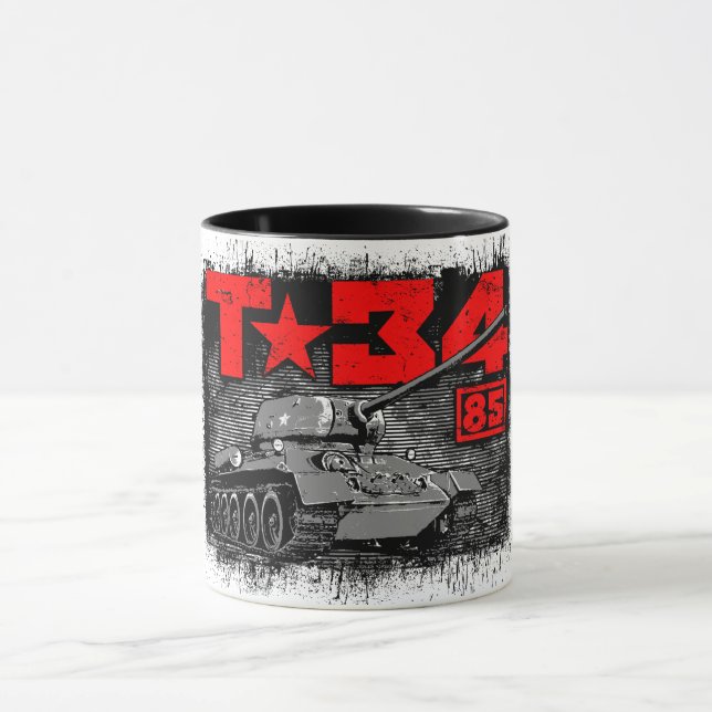 T-34-85 Soviet medium tank Mug (Center)
