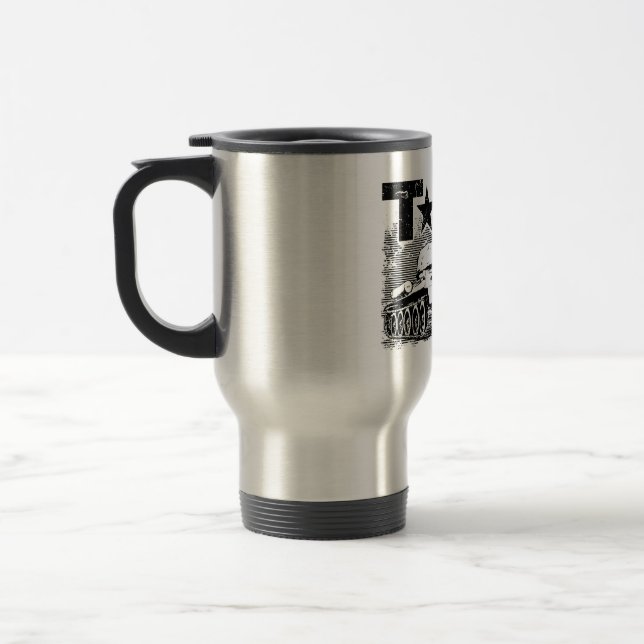 T-34-85 Soviet medium tank Travel Mug (Left)
