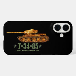 T-34-85 World War Two Soviet Medium Tank WWII iPhone 16 Case