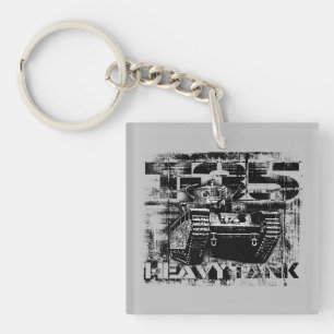 T-35 Square (double-sided) Keychain