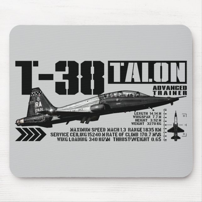 T-38 Talon Mouse Mat (Front)