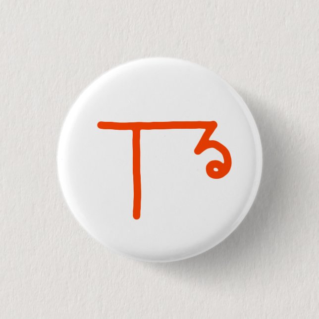 T 3 CM ROUND BADGE (Front)