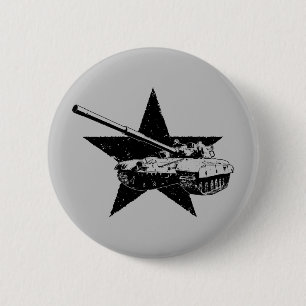 T-64 Main battle tank 6 Cm Round Badge