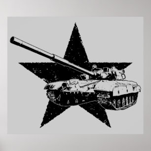 T-64 Main battle tank Poster
