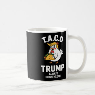 T.a.c.o Trump Always Chickens Out Funny Anti Trump Coffee Mug