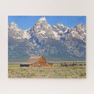 T.A. Moulton Barn Scenic View Grand Tetons Puzzle