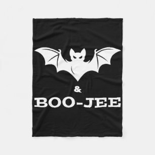 T And Boo-jee Boujee Halloween Costume Trick Or Tr Fleece Blanket