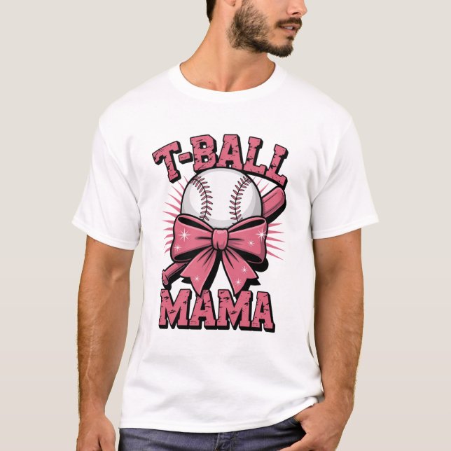 T-Ball Mama Mothers Day T-Shirt (Front)