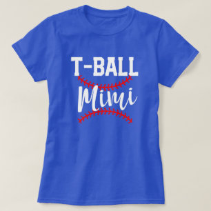 T-Ball Mimi Womens Baseball Grandma Game Gift T-Shirt