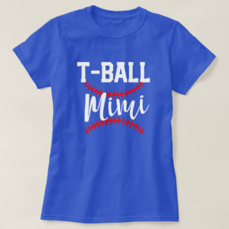 T-Ball Mimi Womens Baseball Grandma Game Gift T-Shirt
