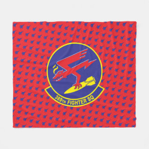 T-Bolts F-15E Fighter Jet Pattern Fleece Blanket