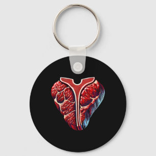 T-bone Steak Bbq Meat Lover  Key Ring