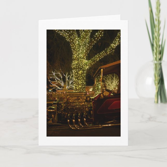 T Bucket Holiday Card (Front)