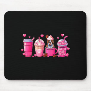 T Bull Inside Cup Coffees Lover Valentine's Day He Mouse Mat