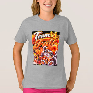 T-Cute Team Fall Racoon Autumn Season T-Shirt