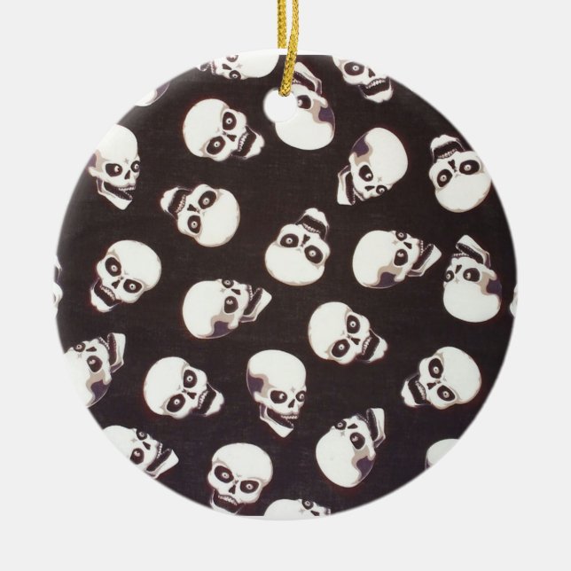 T � death in bulk (1) - ceramic tree decoration (Front)
