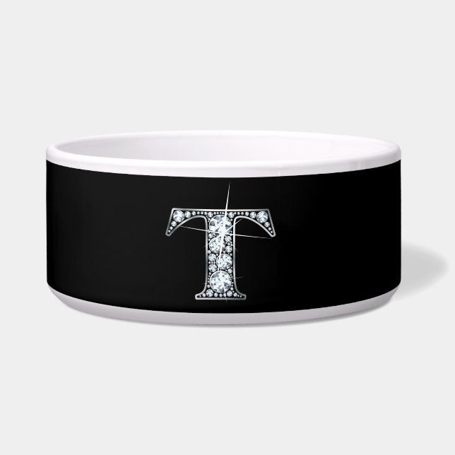 T "Diamond Bling" Pet Bowl (Front)
