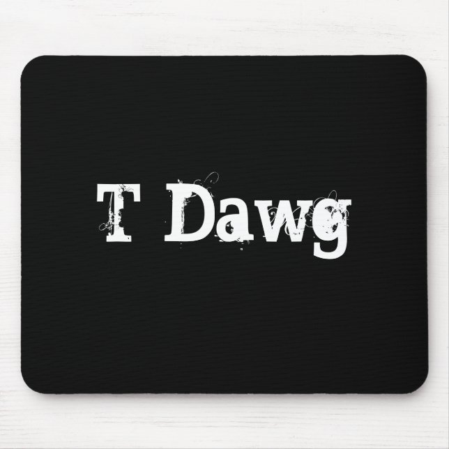 T-Dwg Mouse Mat (Front)