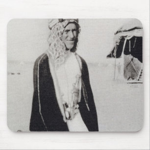 T. E. Lawrence in Arab Dress (b/w photo) Mouse Mat