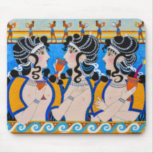 "T.G.I.B.C." Minoan Fresco Mouse Mat