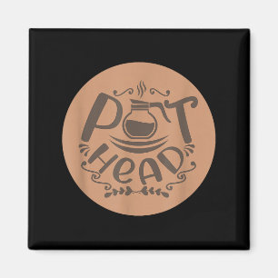 T-head Funny Coffee Caffeine Baristas And Coffee L Magnet