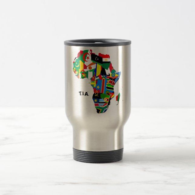 T.I.A. Map Design Travel Mug (Center)